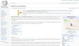 
							         Belfairs Academy - Wikipedia								  
							    