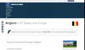 
							         Belgium - Member state - Council of Europe								  
							    