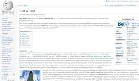 
							         Bell Aliant - Wikipedia								  
							    