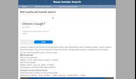 
							         Bell County Jail Inmate Search - Texas Inmate Search								  
							    