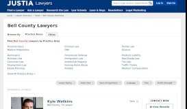 
							         Bell County Lawyers - Compare Top Attorneys in Bell County, Texas ...								  
							    