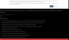 
							         Bell Helicopter Enhances Security for Sell2Bell Portal with Exostar's ...								  
							    