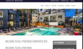 
							         Bell Partners, Inc. | Apartments in Greensboro, NC | Home								  
							    