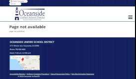 
							         Bell Schedules - Oceanside Unified School District								  
							    