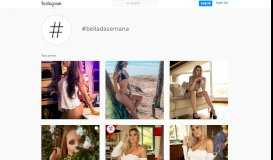 
							         #belladasemana hashtag on Instagram • Photos and Videos								  
							    