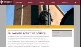 
							         Bellarmine Activities Council - Bellarmine University								  
							    