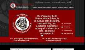 
							         Belle Chasse Middle School								  
							    