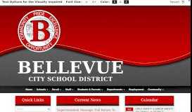 
							         Bellevue School District: Home								  
							    