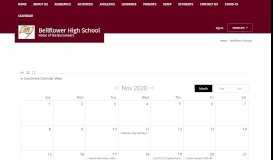 
							         Bellflower High School / Bellflower Calendar								  
							    