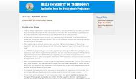 
							         BELLSUNI - Postgraduate Application - Bells University Portal								  
							    