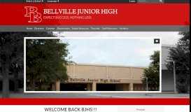 
							         Bellville Junior High: Home								  
							    