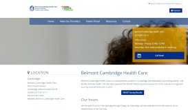 
							         Belmont Cambridge Health Care: Pediatric Health Care Center ...								  
							    