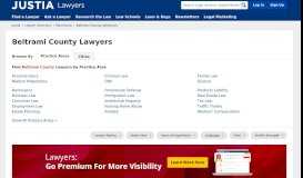 
							         Beltrami County Lawyers - Compare Top Attorneys in Beltrami ...								  
							    