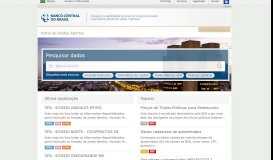 
							         Bem vindo - Portal de Dados Abertos do Banco Central do Brasil								  
							    