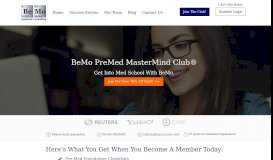 
							         BeMo PreMed MasterMind Club								  
							    