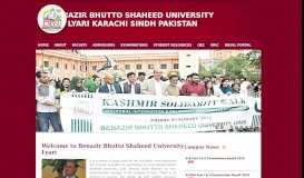 
							         Benazir Bhutto Shaheed University								  
							    