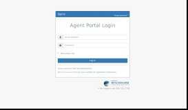 
							         Benchmark Agent Portal								  
							    