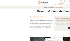 
							         Benefit Administration that Simplifies Enrollment | Paylocity								  
							    