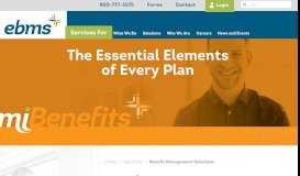 
							         Benefit Management Solutions Through miBenefits ... - EBMS.com								  
							    