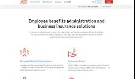 
							         Benefits Administration | Business Insurance Solutions - ADP.com								  
							    