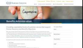 
							         Benefits Administration - CGI Business Solutions								  
							    