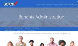 
							         Benefits Administration - Selerix								  
							    