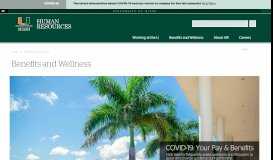 
							         Benefits and Wellness | Human Resources | University of Miami								  
							    