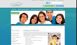 
							         Benefits | Cantex Continuing Care Network | Texas								  
							    