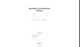 
							         Benefits Enrollment Portal								  
							    