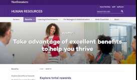 
							         Benefits: Human Resources - Northwestern University								  
							    