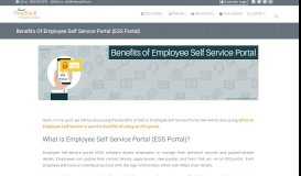 
							         Benefits of Employee Self Service Portal (ESS Portal) - Saral Paypack								  
							    