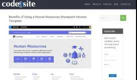 
							         Benefits of Using a Human Resources Sharepoint Intranet Template ...								  
							    