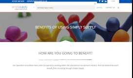 
							         Benefits of Using Us | Simply Supply								  
							    