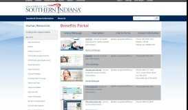 
							         Benefits Portal - University of Southern Indiana								  
							    
