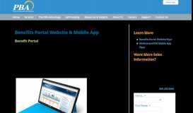 
							         Benefits Portal Website and ... - Professional Benefit Administrators								  
							    