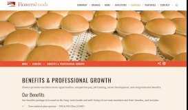 
							         Benefits & Professional Growth – Flowers Foods								  
							    
