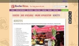 
							         Benefits « Roche Bros. Supermarkets								  
							    