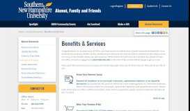 
							         Benefits & Services - Southern New Hampshire University								  
							    