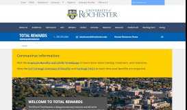 
							         Benefits - University of Rochester								  
							    