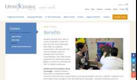 
							         Benefits - Upstate Cerebral Palsy								  
							    