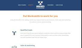 
							         Benefits — Worksmith: Service Providers								  
							    