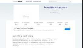 
							         Benefits.vitas.com website. Something went wrong.								  
							    