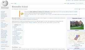 
							         Benenden School - Wikipedia								  
							    