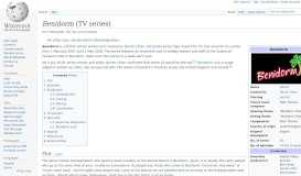 
							         Benidorm (TV series) - Wikipedia								  
							    
