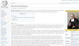 
							         Benildus Romançon - Wikipedia								  
							    