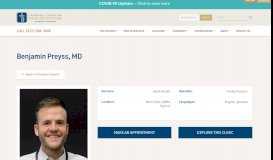 
							         Benjamin Preyss, MD | Lawndale Christian Health Center								  
							    