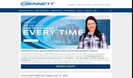
							         Bennett International Group, LLC: Logistics & Transportation ...								  
							    