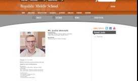
							         Bennett, Justin / Overview - Republic School District								  
							    