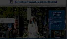 
							         Bensalem Township School District								  
							    