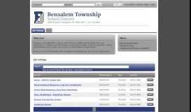 
							         Bensalem Township School District - TalentEd Hire								  
							    